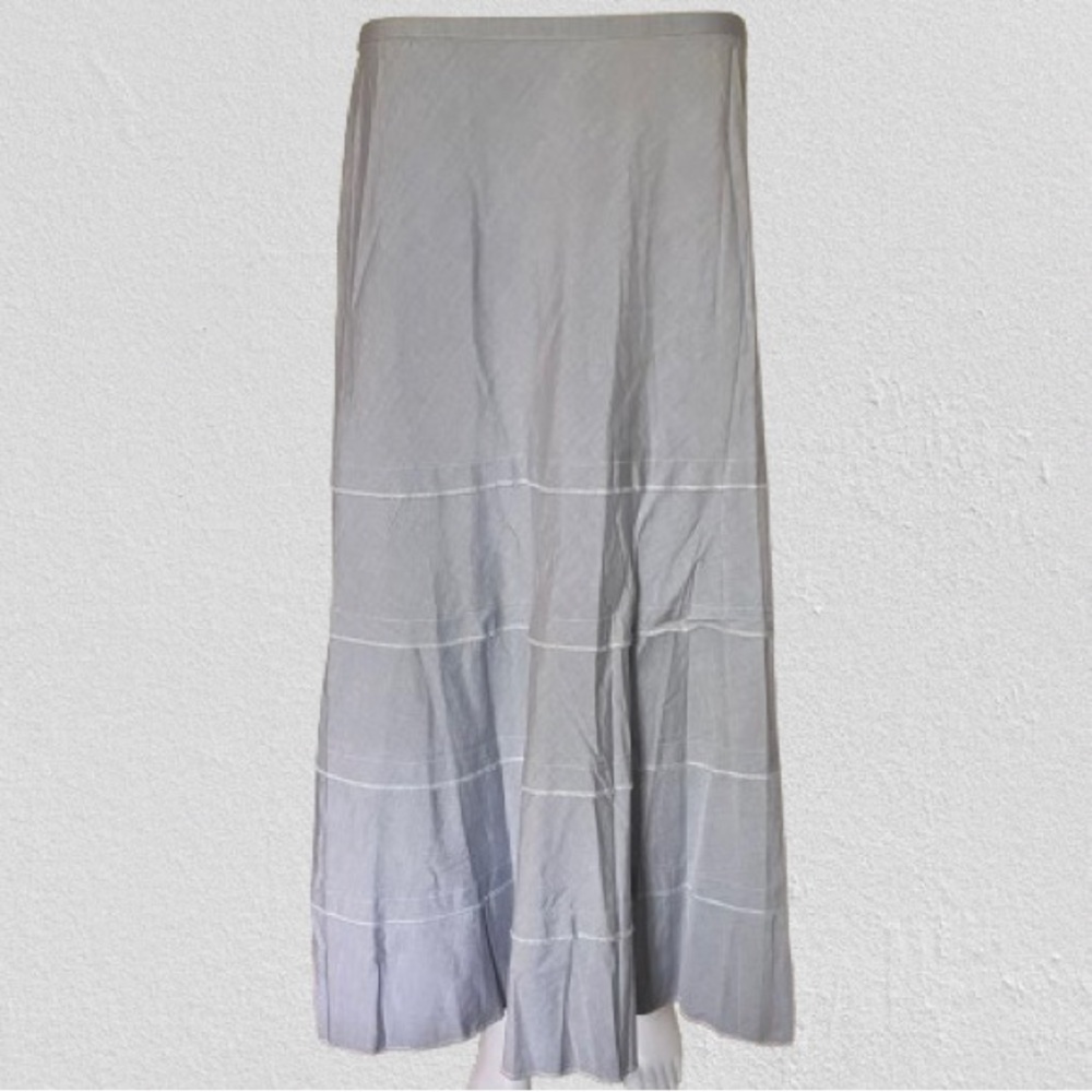 Gray Maxi Skirt